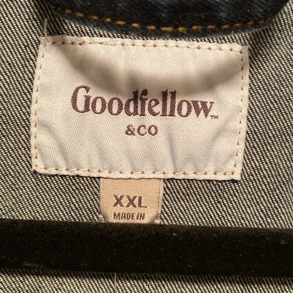 Brand New Goodfellow & Co Dark Wash Denim Jacket…size XXL - Picture 4 of 6